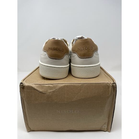 NISOLO Bria Go-To Court Sneaker Men's Size 8.5 White Retail $169.00 - Picture 4 of 9